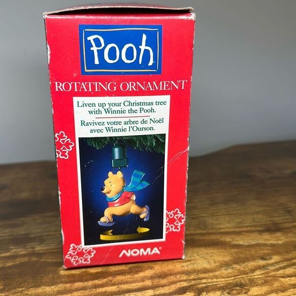 Vintage 80s 1987 NOMA Winnie The Pooh Rotating Ornament - Picture 2 of 6